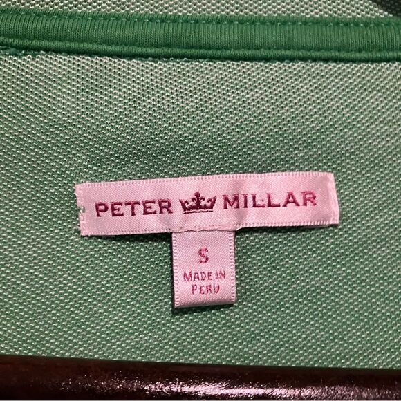 Peter Millar 100% Cotton Green Zip-Up Lightweight Stretch Jacket Women's Size S - Picture 10 of 15